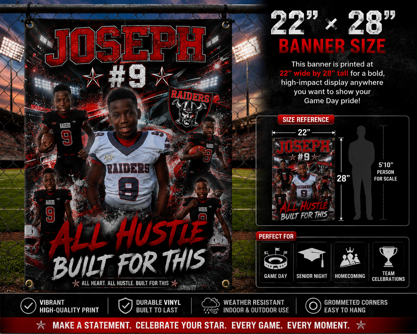 Custom Game Day Banner