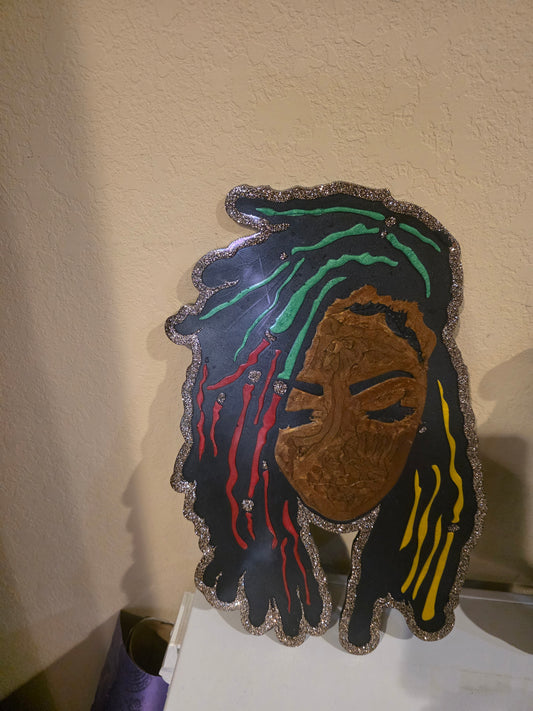 Loc Goddess™ – Handcrafted Resin Wall Art