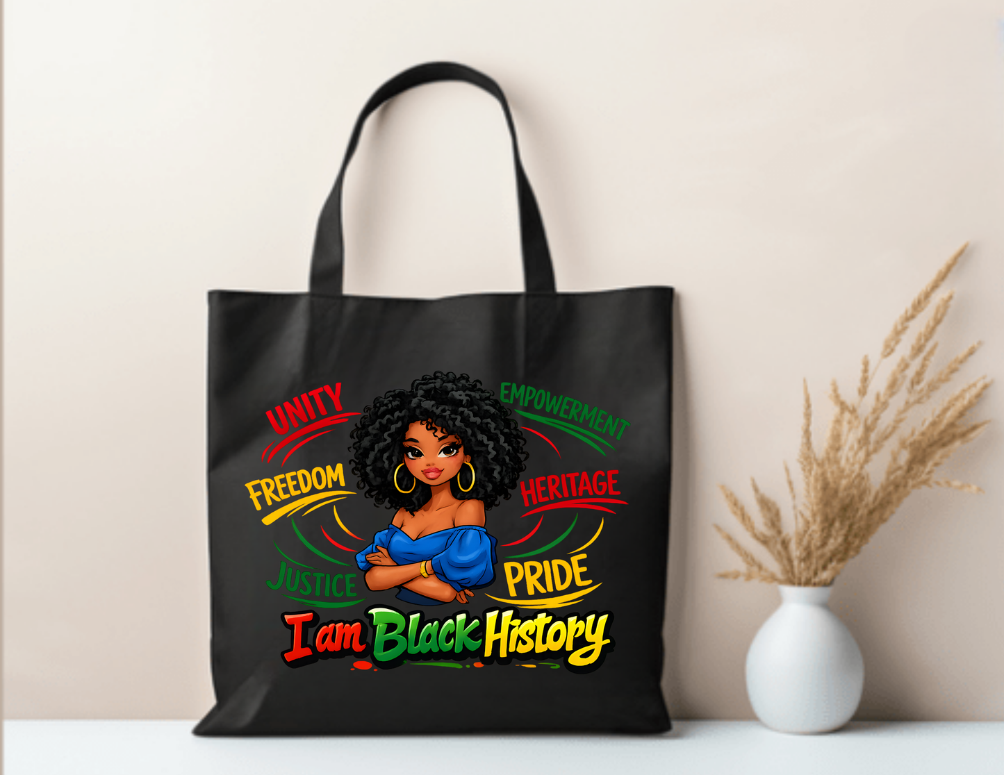 Black History Empowerment Tote Bag | Celebrating Black Women, Culture & Legacy