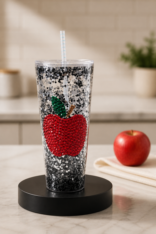Composition Notebook Glitter Tumbler | Teacher Gift Bundle