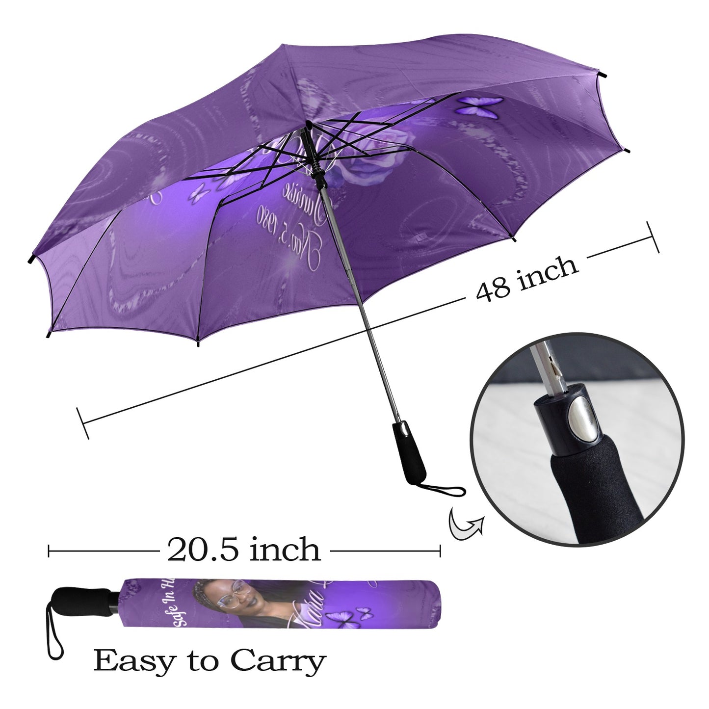 Custom Photo Umbrella | Personalized 48" Umbrella