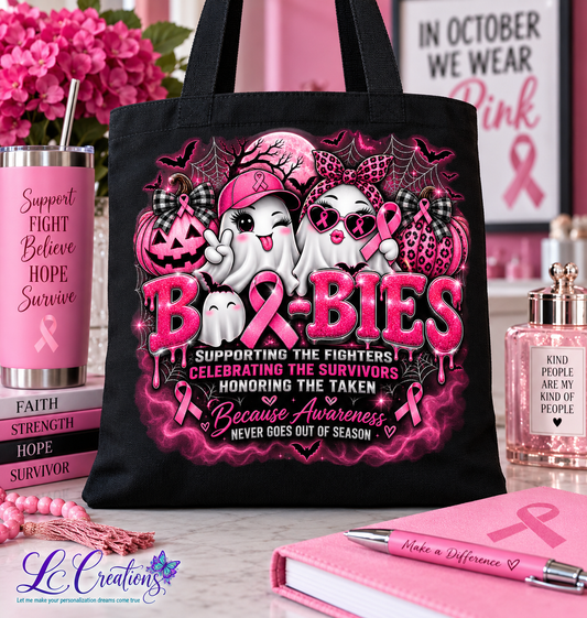 Breast Cancer Awareness Tote Bag | Choose Your Design