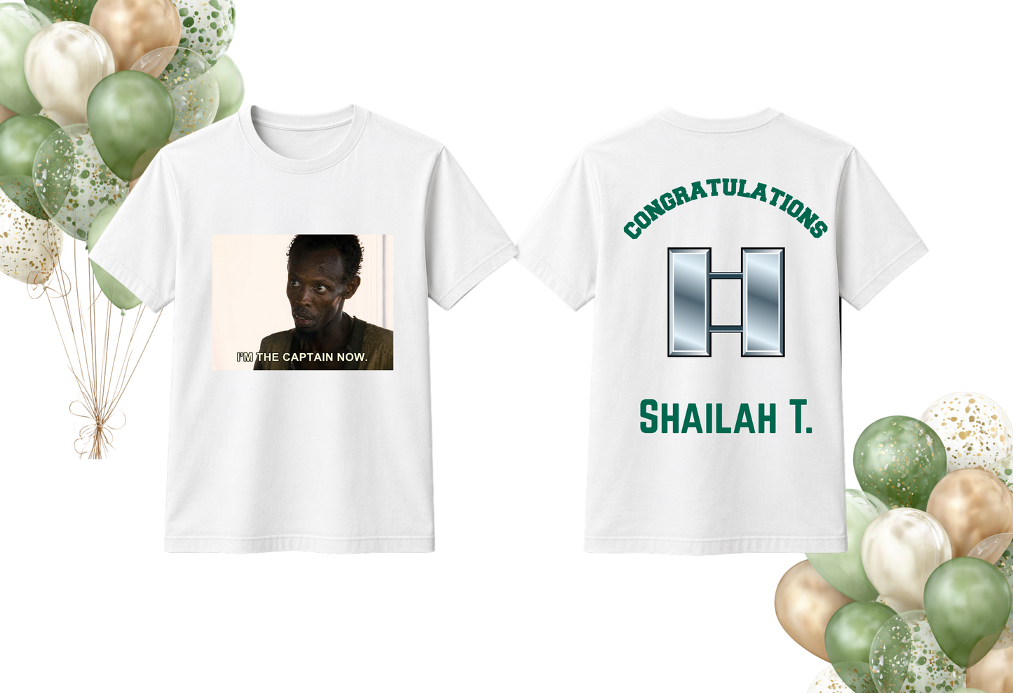 Custom Military Promotion T-Shirt – Personalized Rank Advancement Shirt with Name | Promotion Celebration Tee | Army Promotion Gift