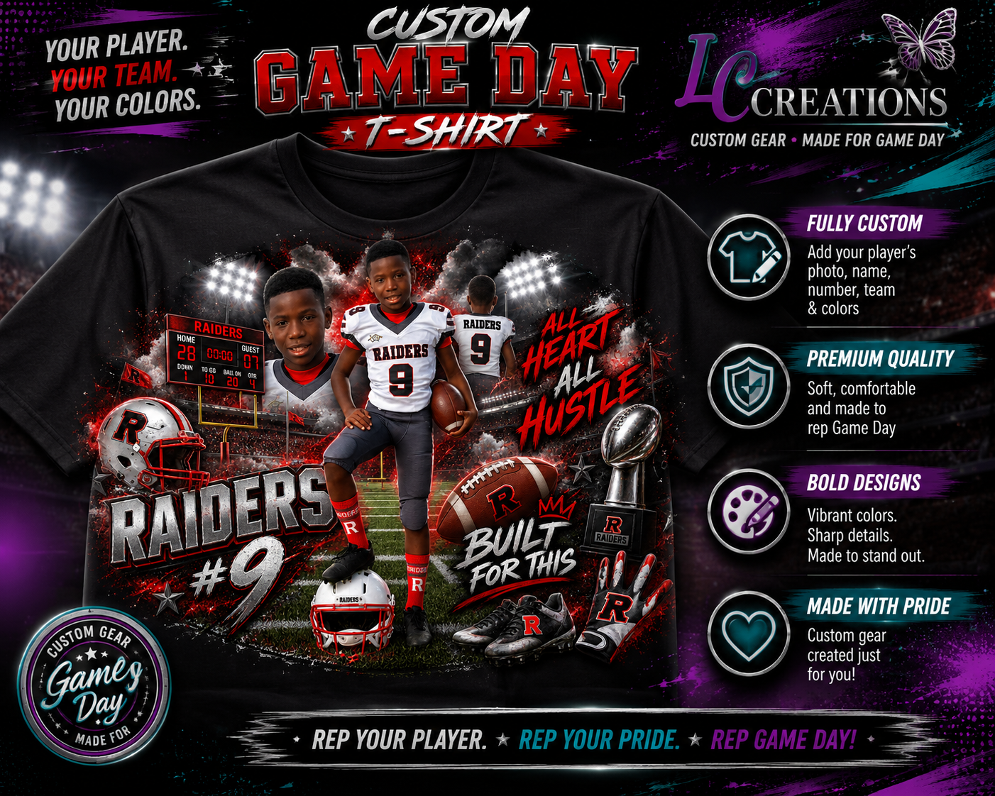 Custom Game Day T-Shirt
