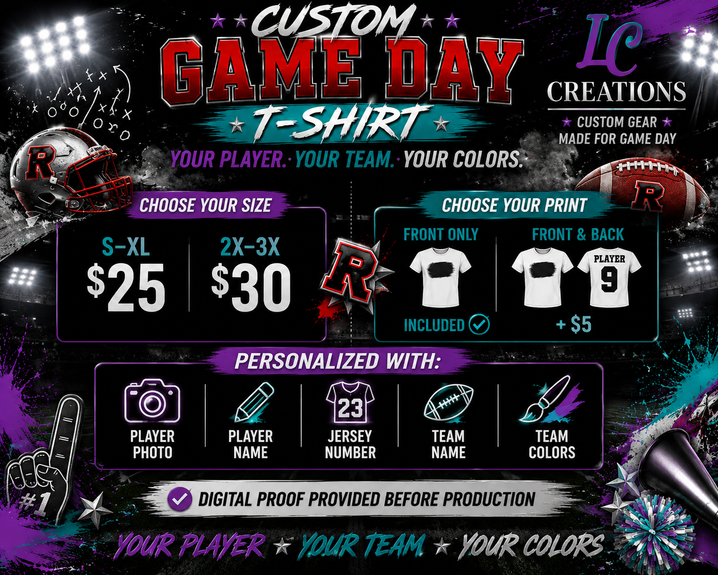 Custom Game Day T-Shirt