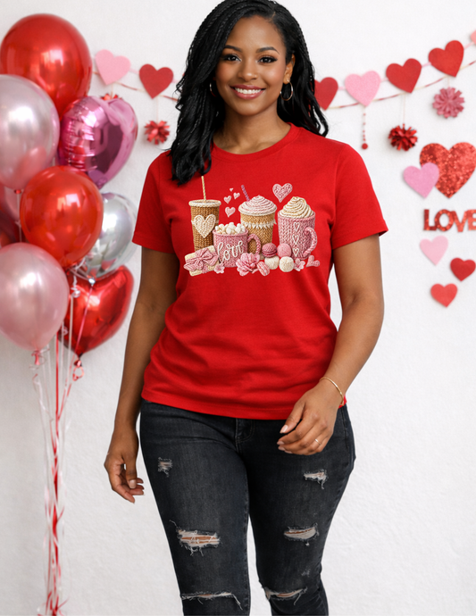 Valentine’s Day Graphic T-Shirts, Sweatshirts, & Hoodies | Cute Love Tees | Multiple Colors, Styles & Size
