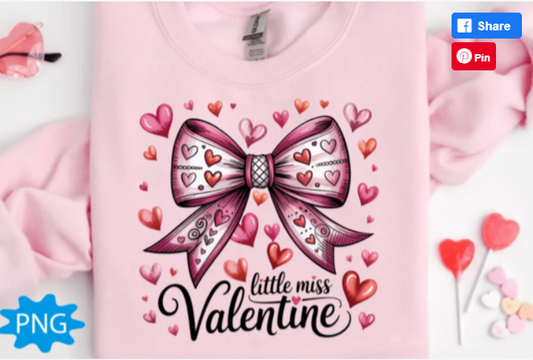 Cute Valentine’s Day Shirts for Girls – Little Miss Cupid & Valentine Heart Kids Tees