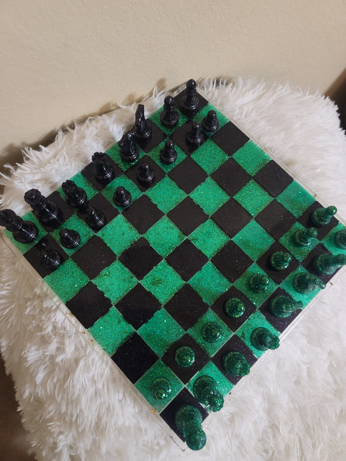 Custom Chess Board w/ Pieces