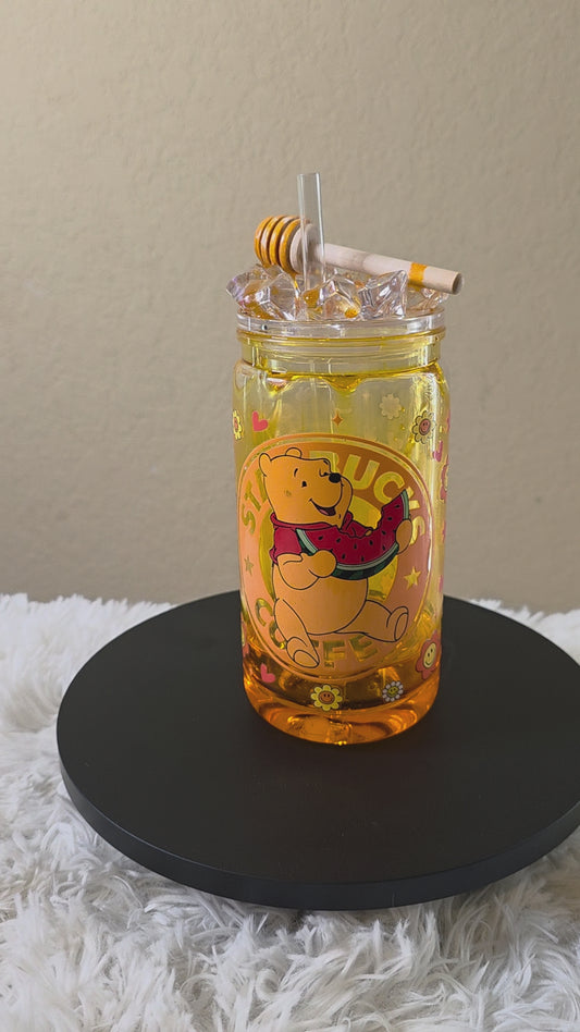 Honey Themed Snow Globe Tumbler